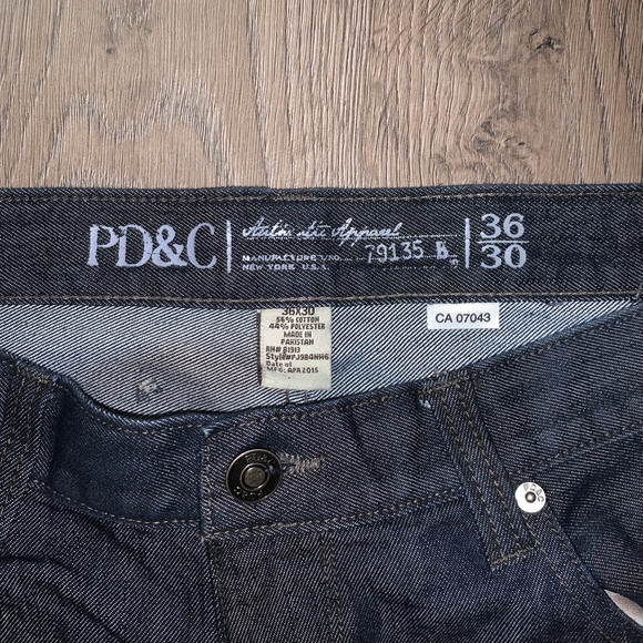 PD&C Authentic Apparel Men’s Jeans Size 36x30 - Picture 5 of 7